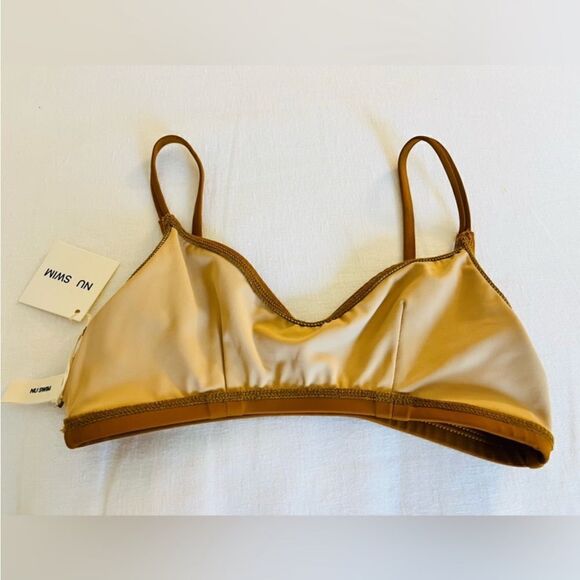 NU Swim Stas Top in Miso NWT XL $113 - Picture 3 of 7